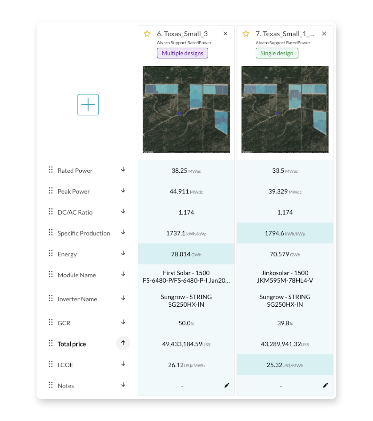Software for solar PV funds