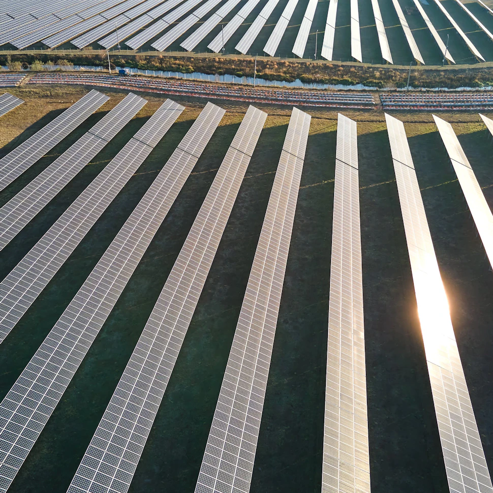 How does far shading affect solar plant efficiency?