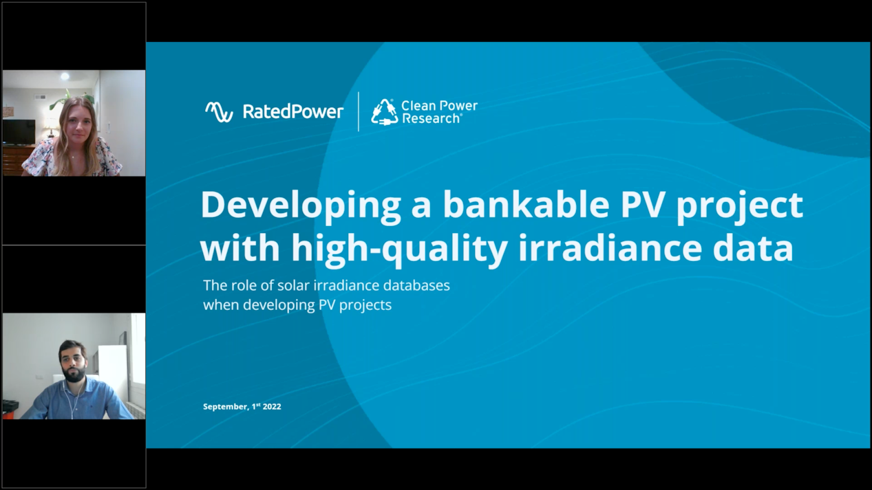 bankable irradiance data