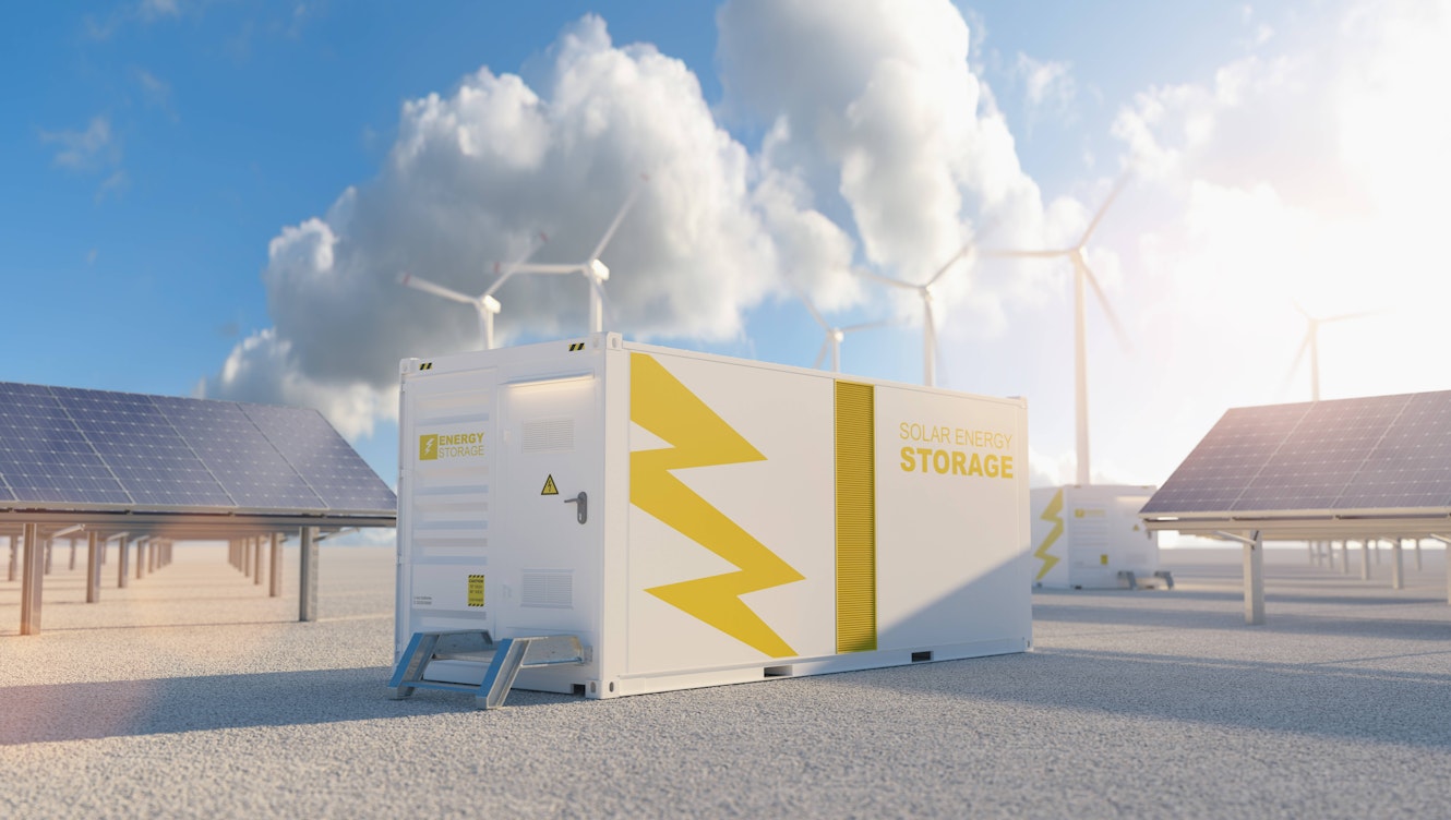 modern-battery-energy-storage-system-with-wind-turbines-solar-panel-power-plants-background