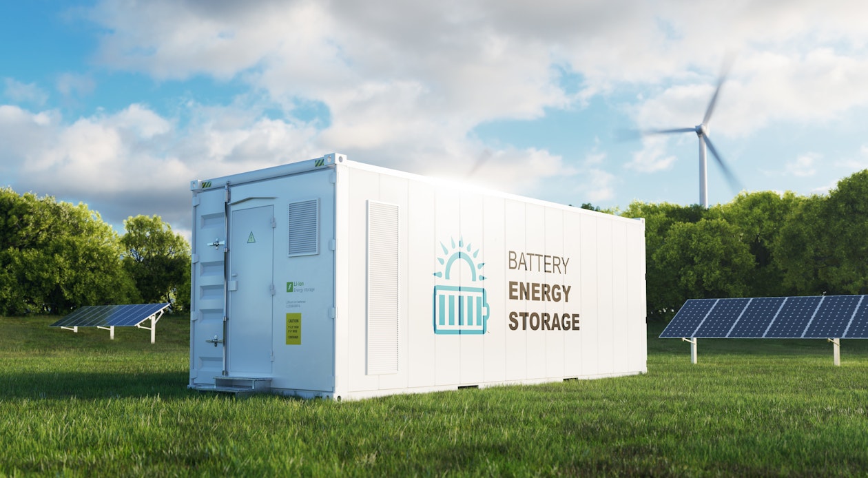 concept-modern-highcapacity-battery-energy-storage-system-container-located-middle-lush-meadow-with-forest-background-3d-rendering