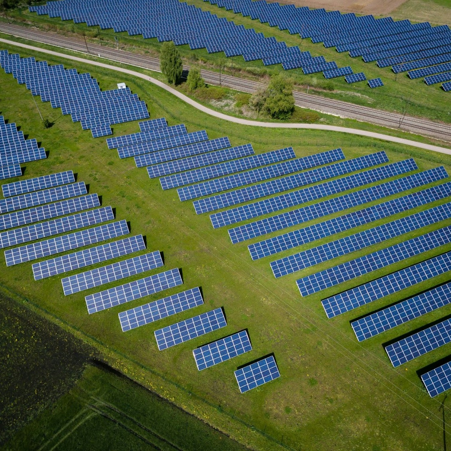 utility-scale solar farm