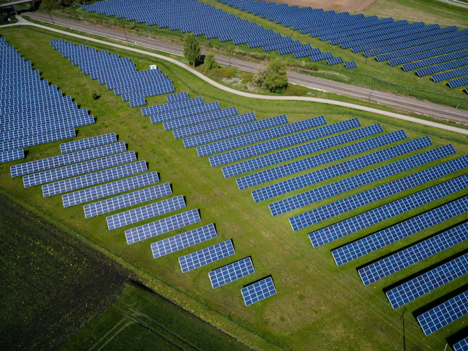 utility-scale solar farm