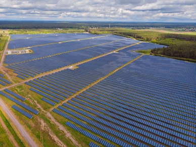 utility-scale solar farm spain