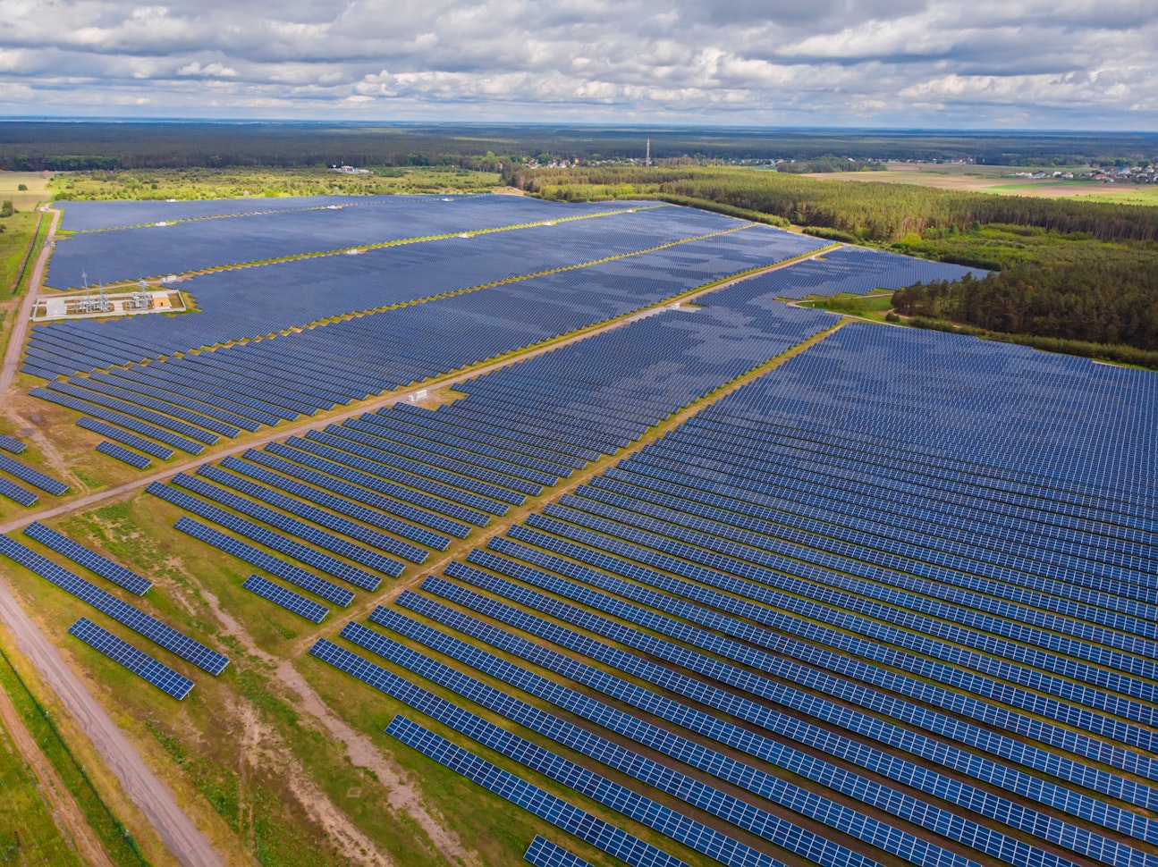 utility-scale solar farm spain