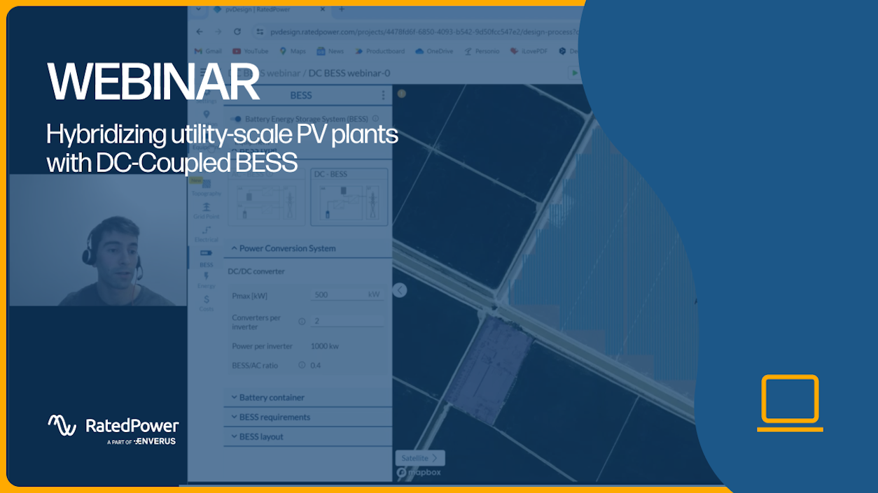Hybridizing utility-scale PV plants with DC-Coupled BESS