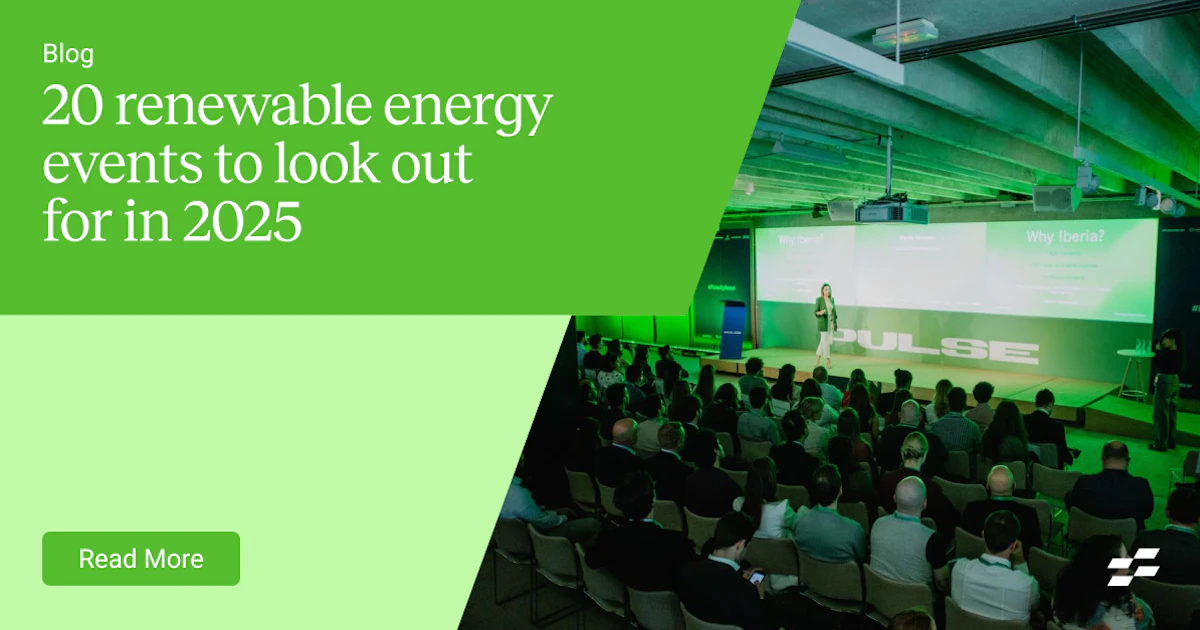 Energy Blog 21 renewable energy events to look out for in 2025 — RatedPower
