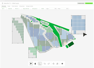 Large scale solar CAD software — RatedPower