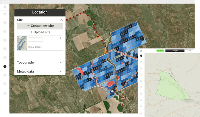 Software for solar developers