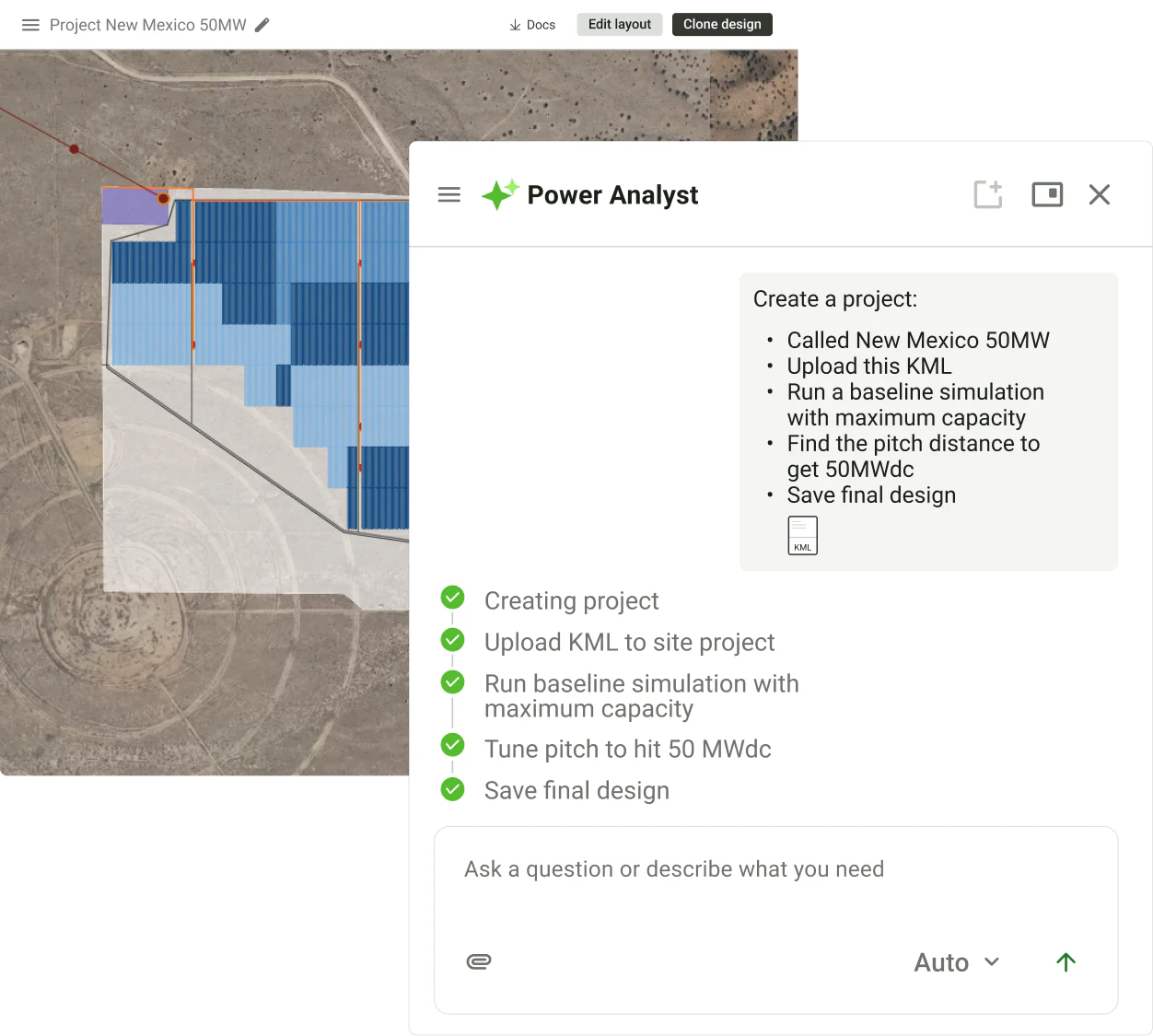 Power Analyst PV design optimization