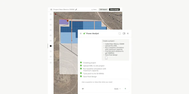 Power Analyst PV design optimization