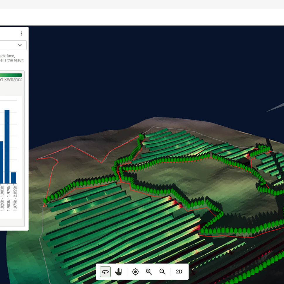 3d energy yield estimation tool