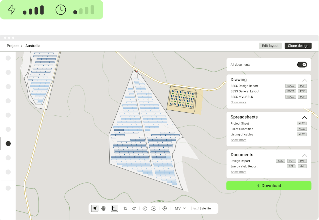 Specialised PV platforms